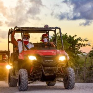 Punta Cana: Sunset Buggy Tour With Cave Swim and Dance Show
