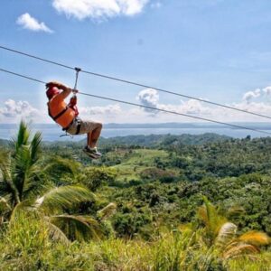 Las Terrenas : Adrenaline Zipline Adventure Tour in Samana