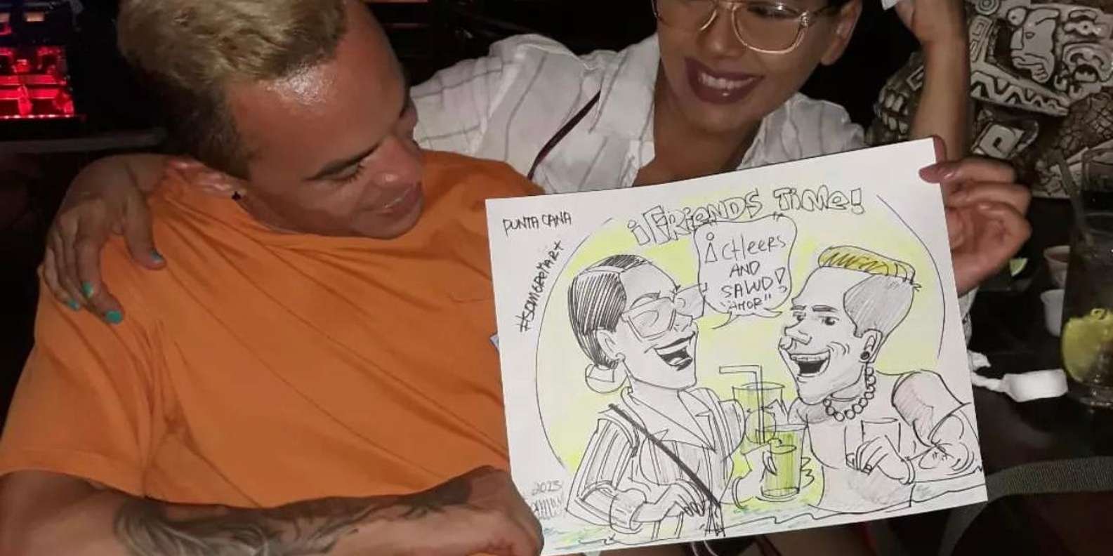 Live Caricature Experience in Punta Cana - Image 2